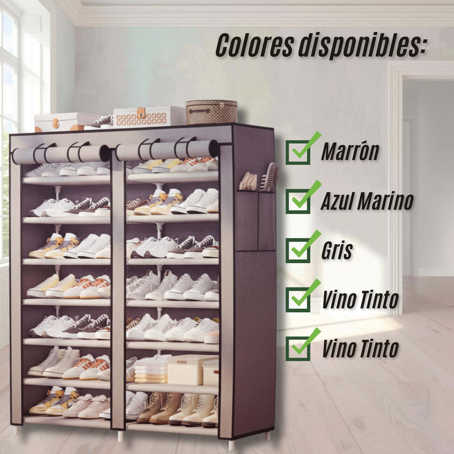 Organizador De Calzado Multiusos 8 capas