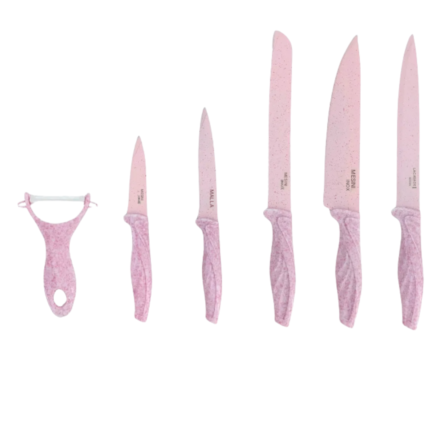 Set de Cuchillos x6 piezas Rosados