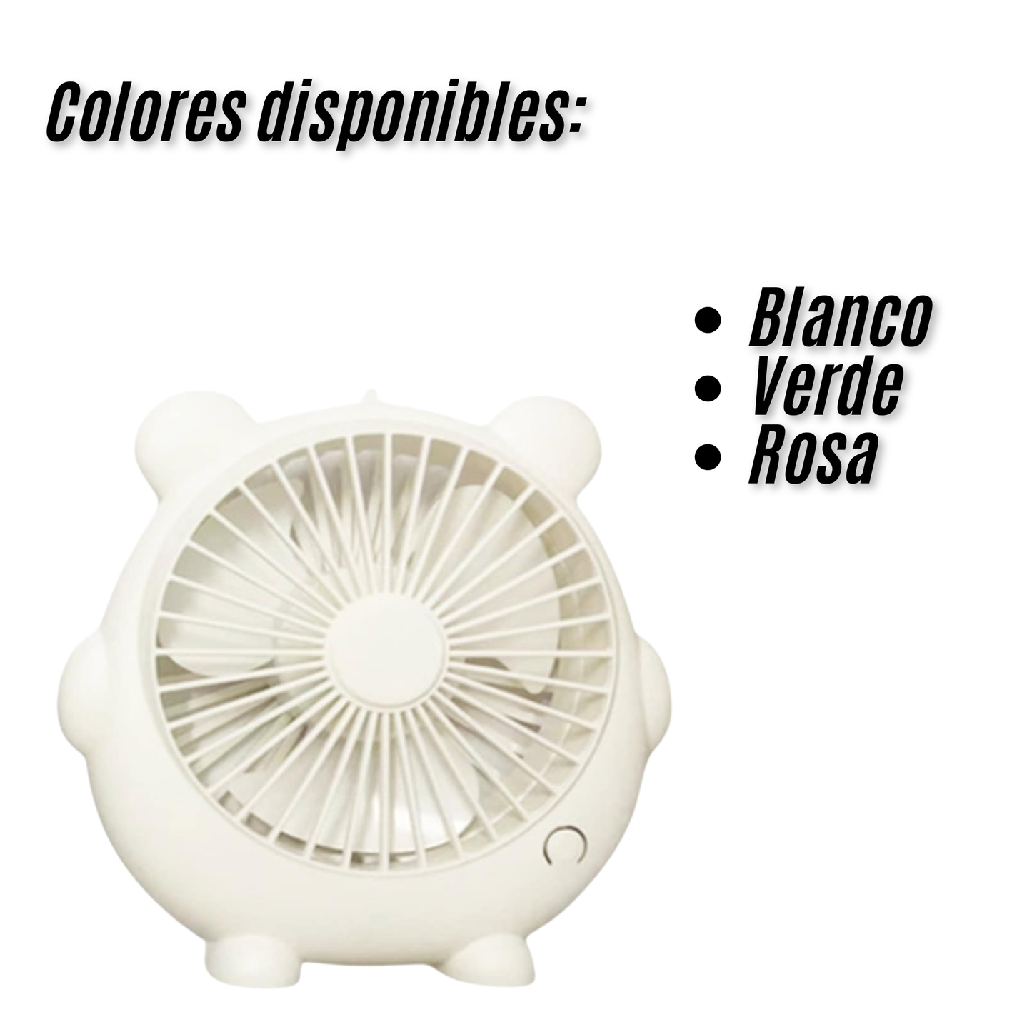 Mini Ventilador De Mesa
