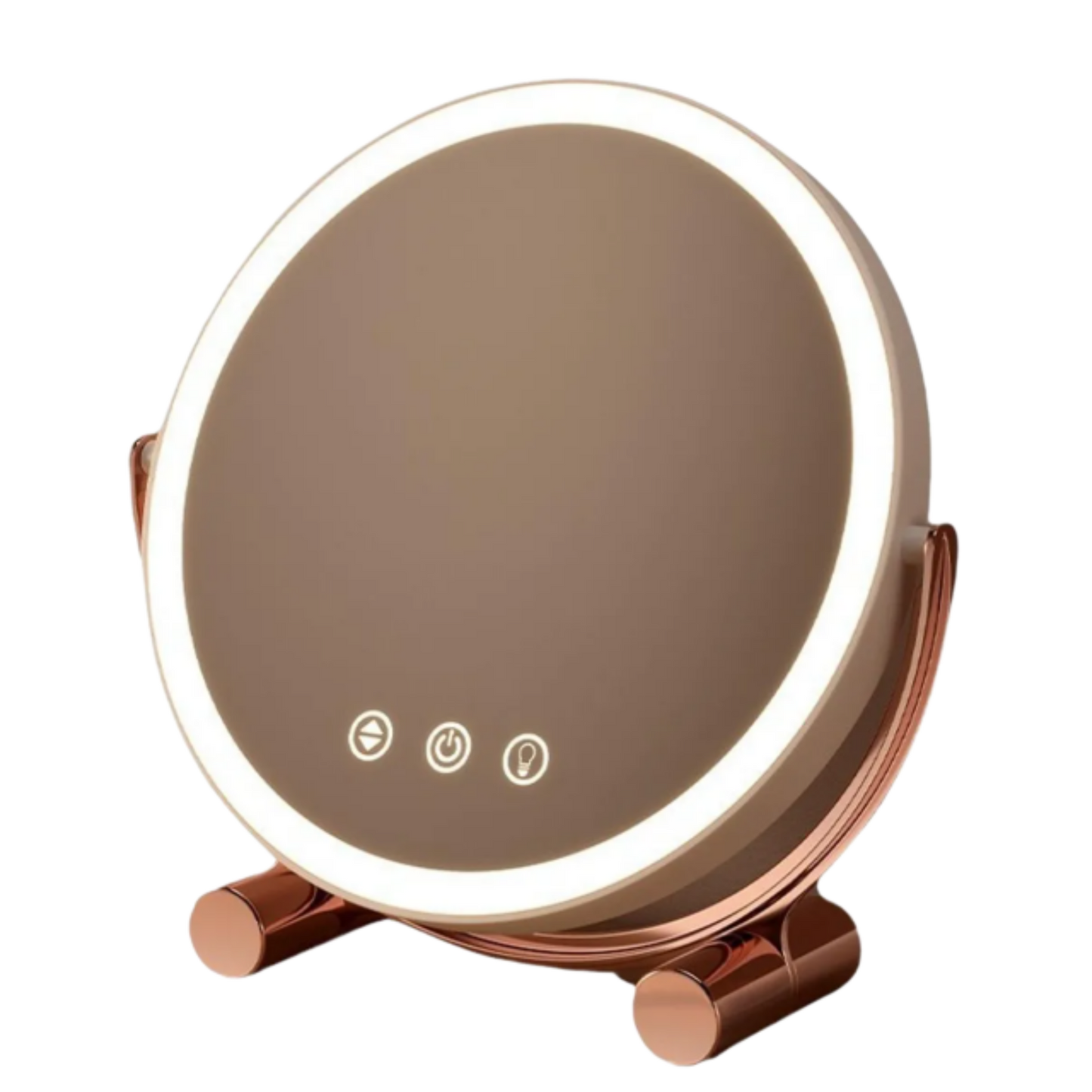 Espejo De Maquillaje Redondo con luz led