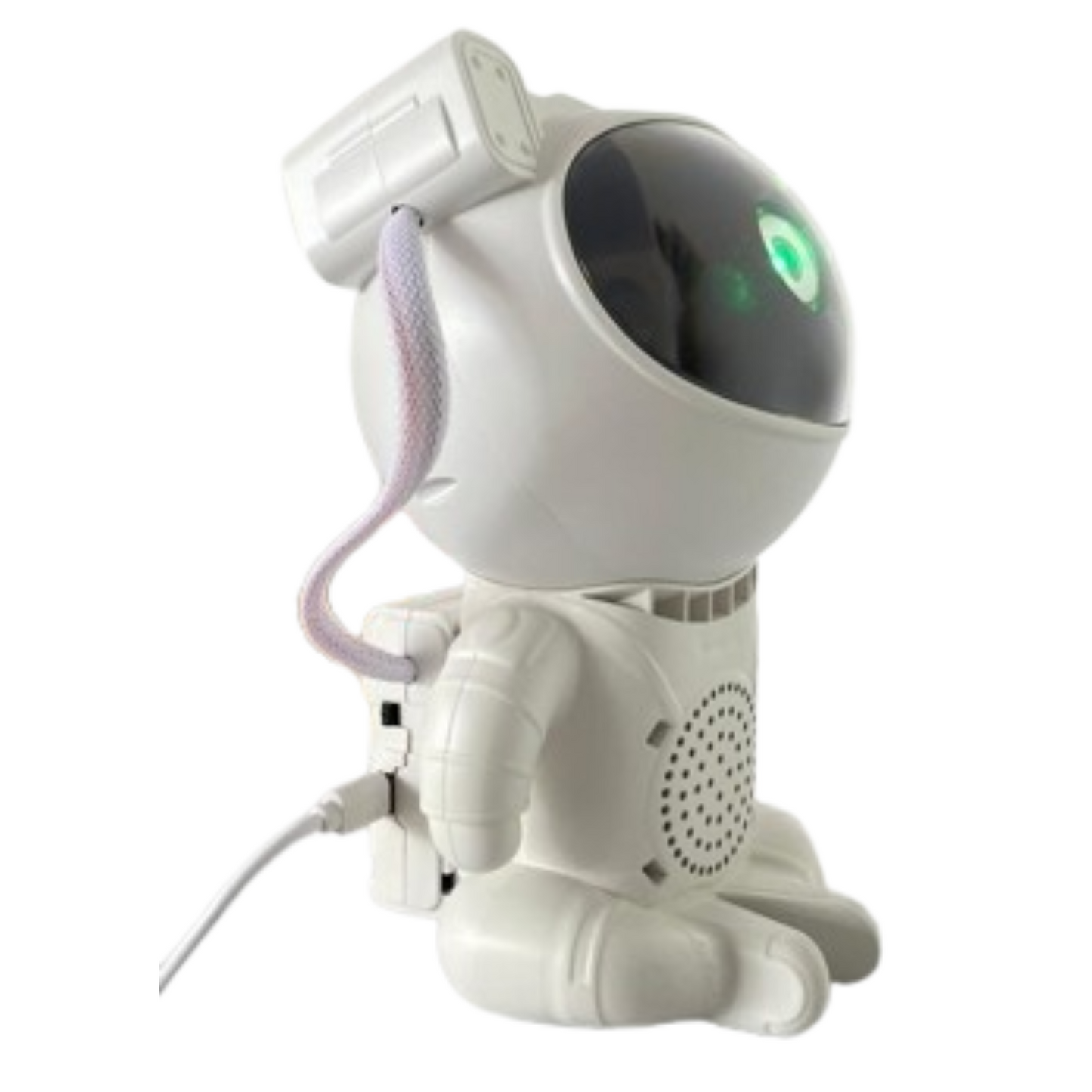 Astronauta proyector de galaxias con sonido