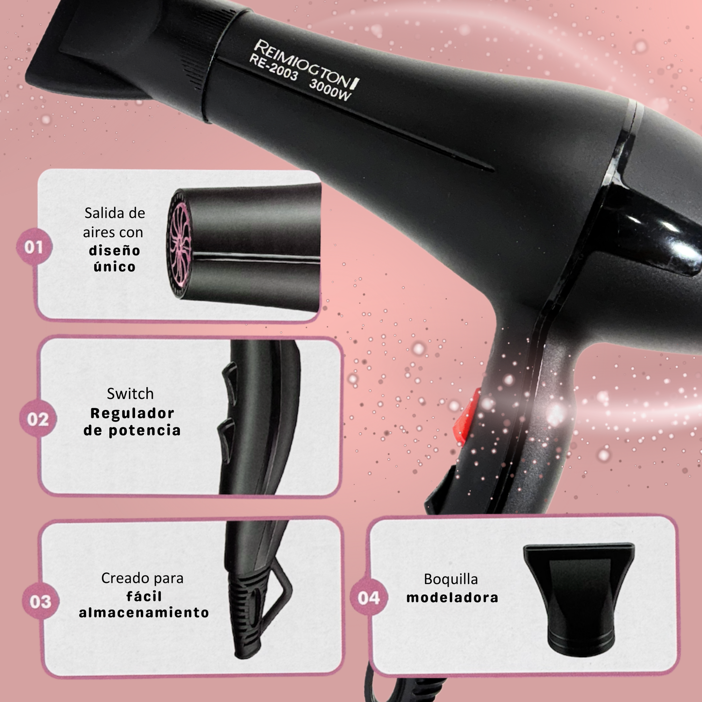 Secador cabello -2003