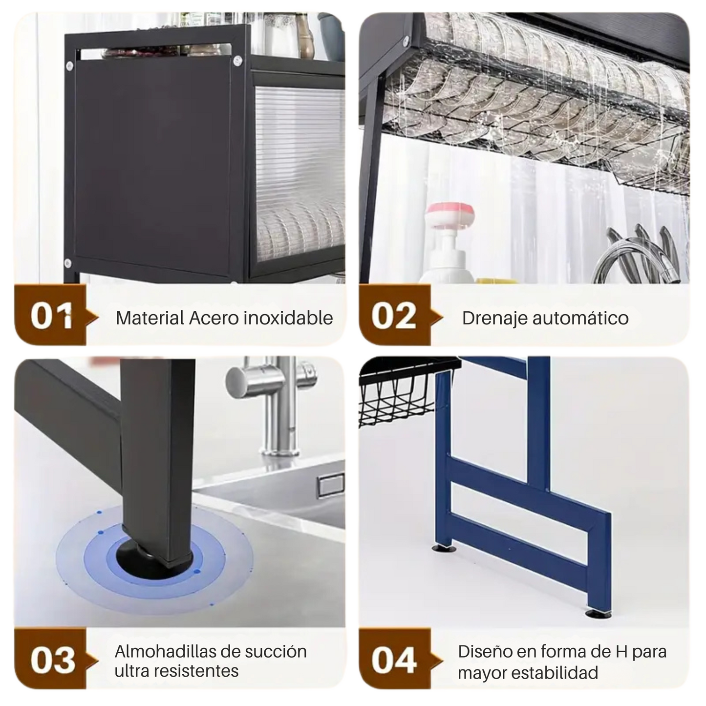 Escurridor de platos Multifuncional