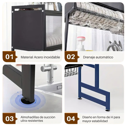 Escurridor de platos Multifuncional