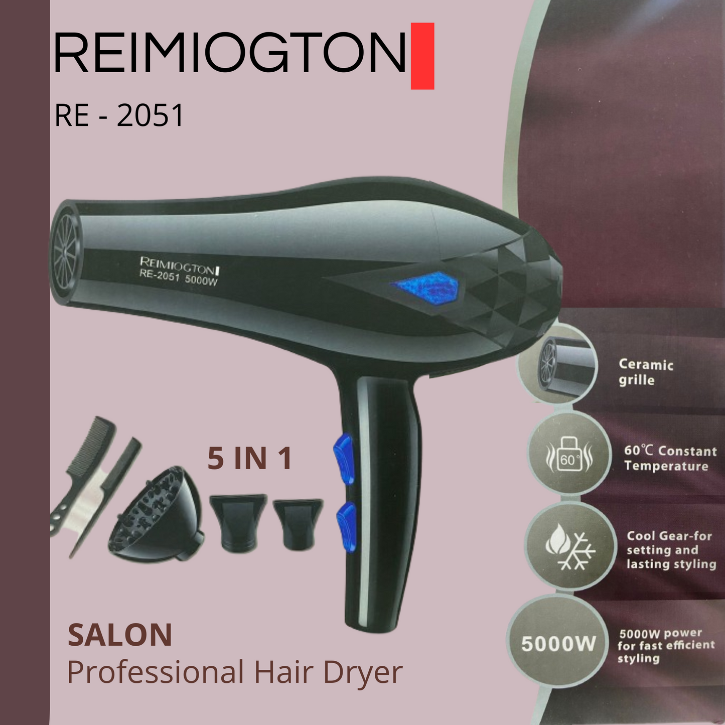 Secador cabello -2051