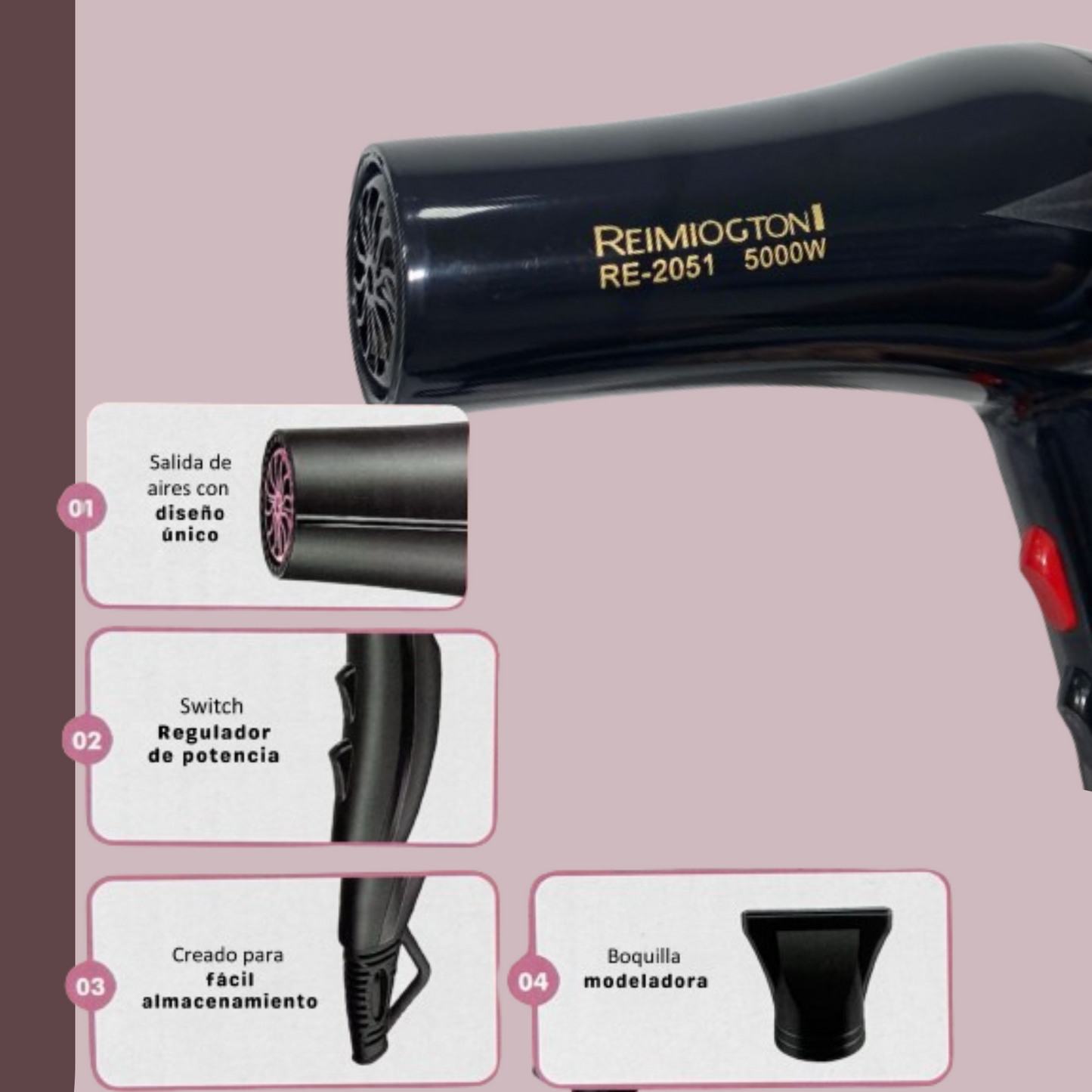 Secador cabello -2051