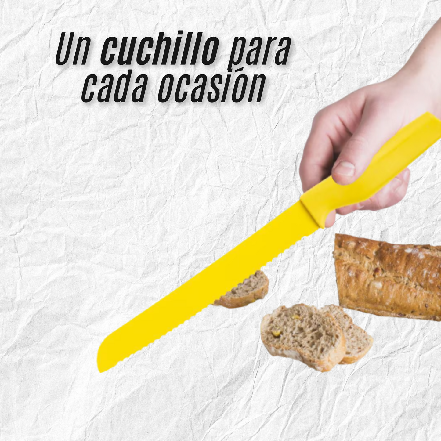 Set de Cuchillos 6 piezas coloridos