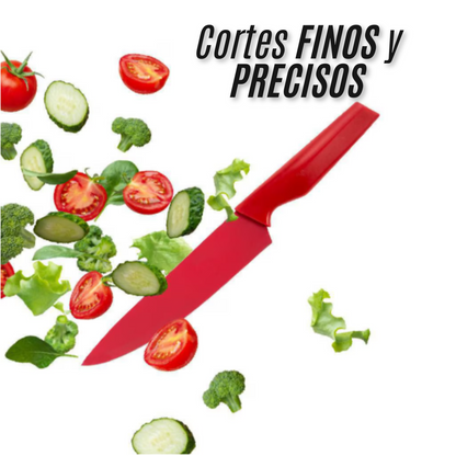 Set de Cuchillos 6 piezas coloridos