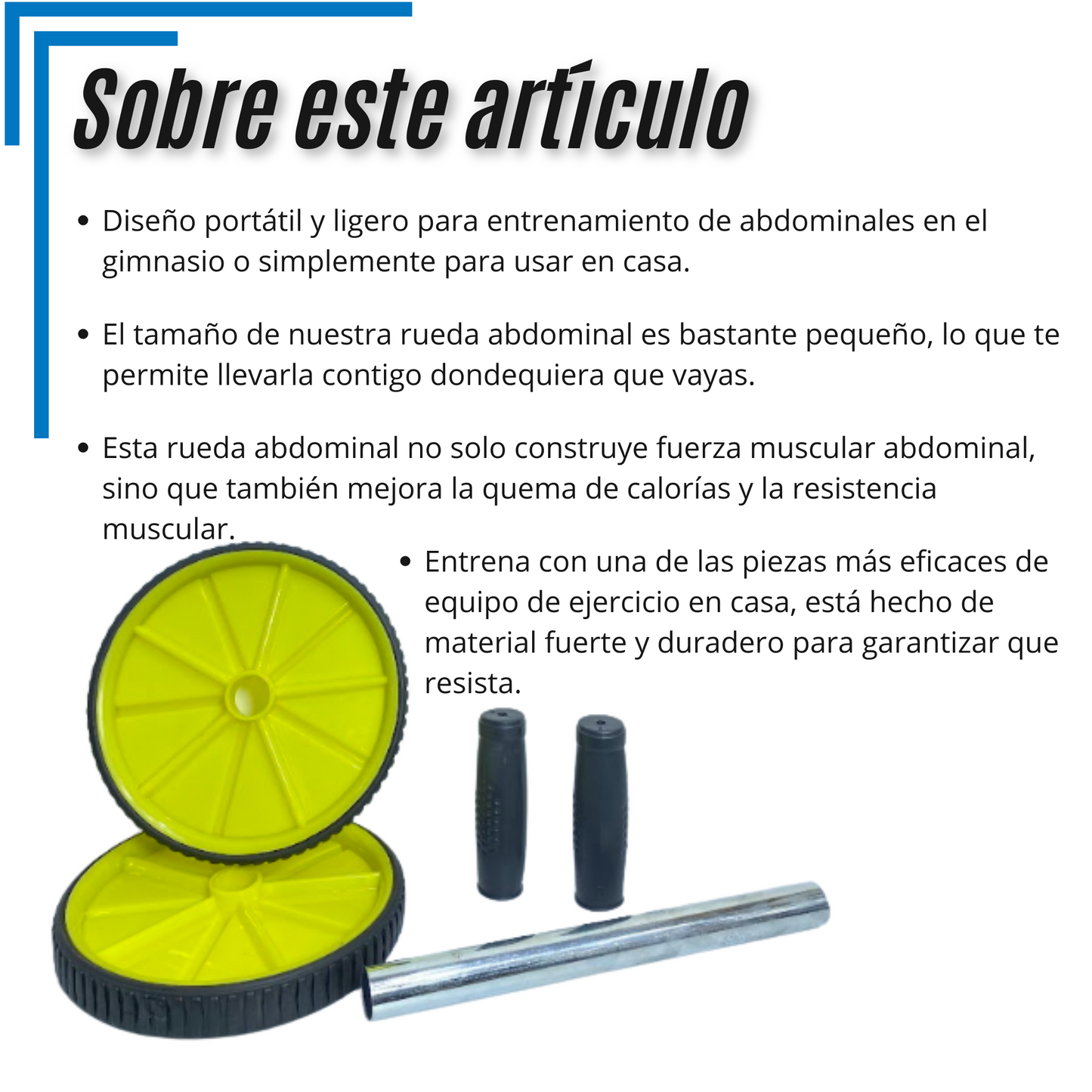Rueda para abdominales doble