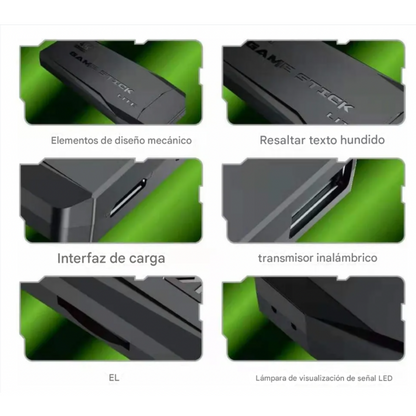 Consola De Juegos Mini Arcade Rocker M8 4k 64 Gb Más De 1000