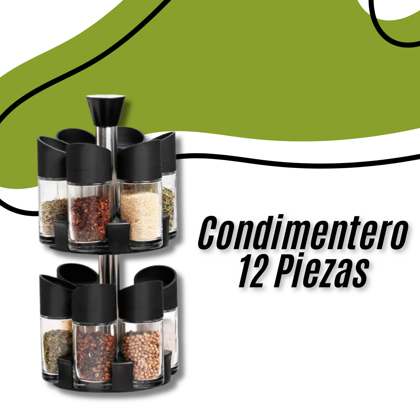 Condimentero 12 Piezas