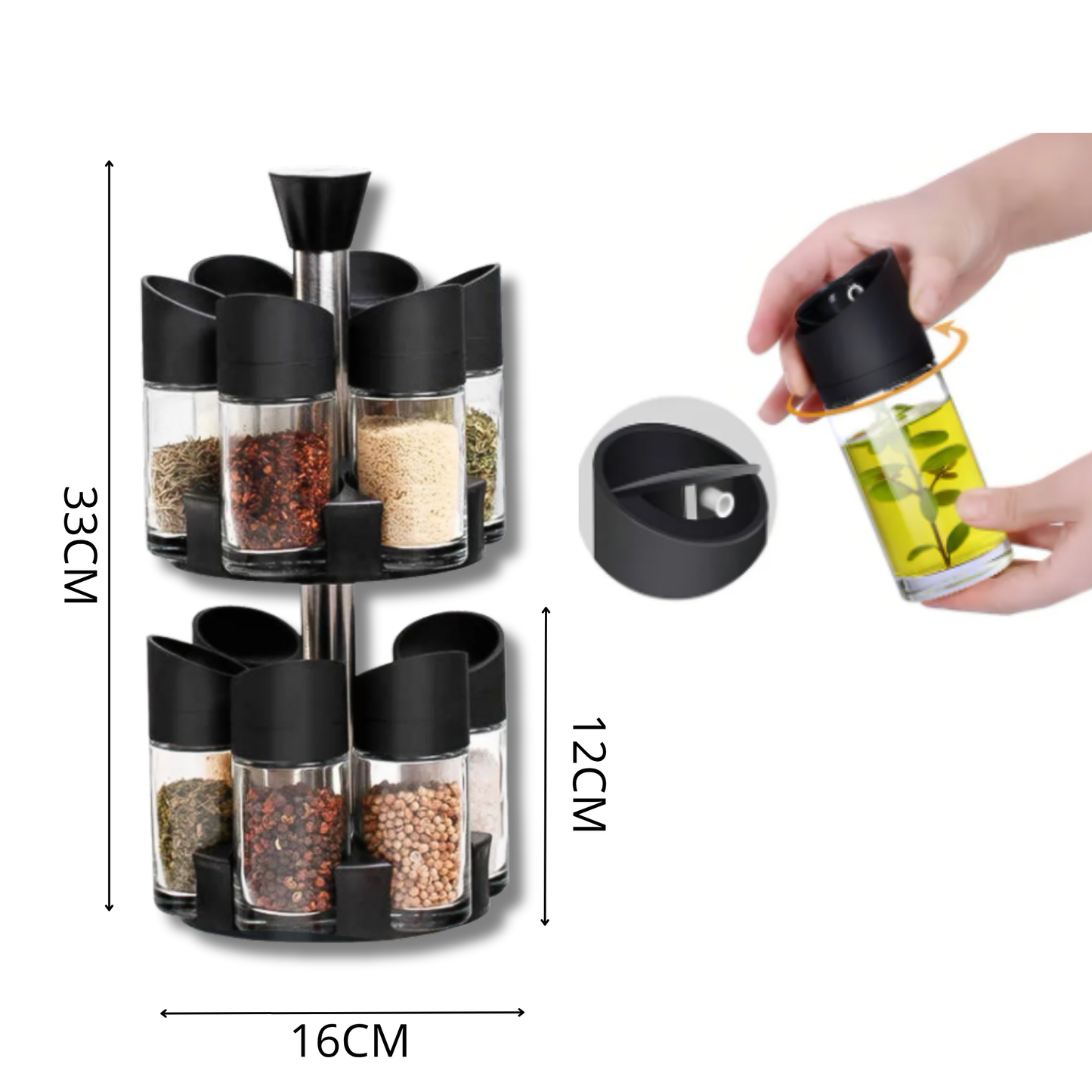 Condimentero 12 Piezas