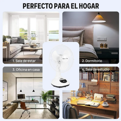 Ventilador Solar con Parlante