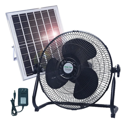 Ventilador de pedestal solar