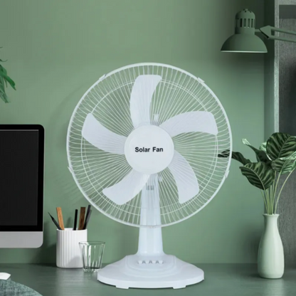 Ventilador Solar Blanco