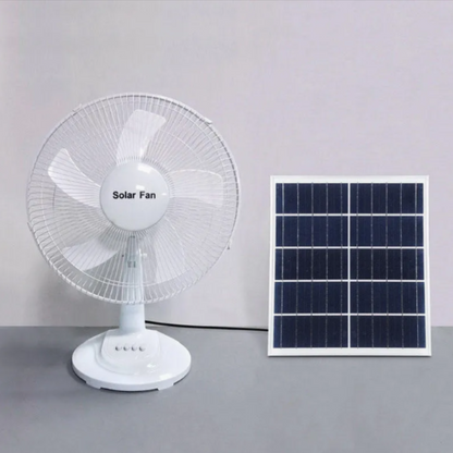 Ventilador Solar Blanco
