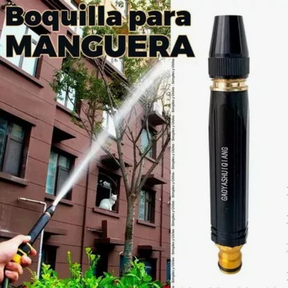 Boquilla Ahorradora Alta Presión Para Manguera Jardín Y Auto