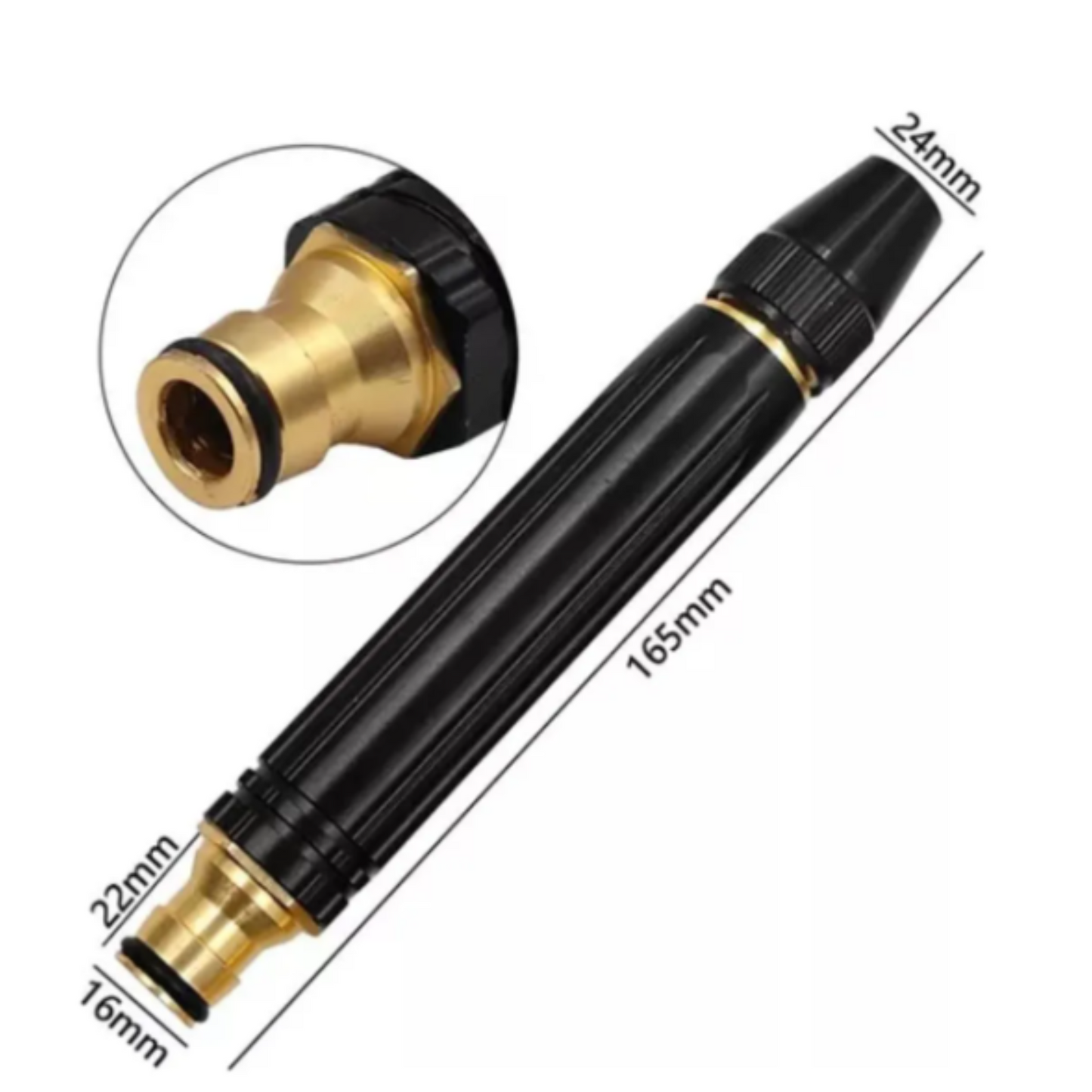 Boquilla Ahorradora Alta Presión Para Manguera Jardín Y Auto