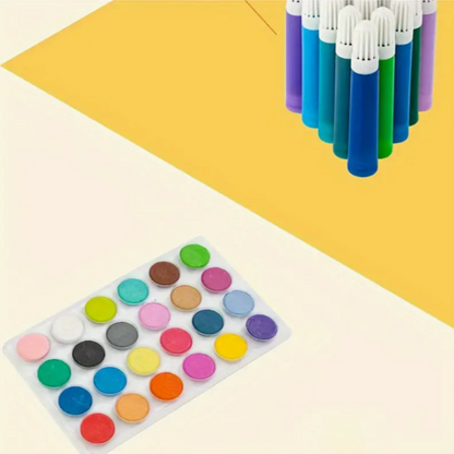Set Arte Colores Pintura Dibujo Mega Maleta 145 Pcs