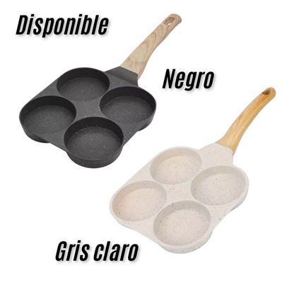 Mini Sartén De 4 Tazas Para Huevos