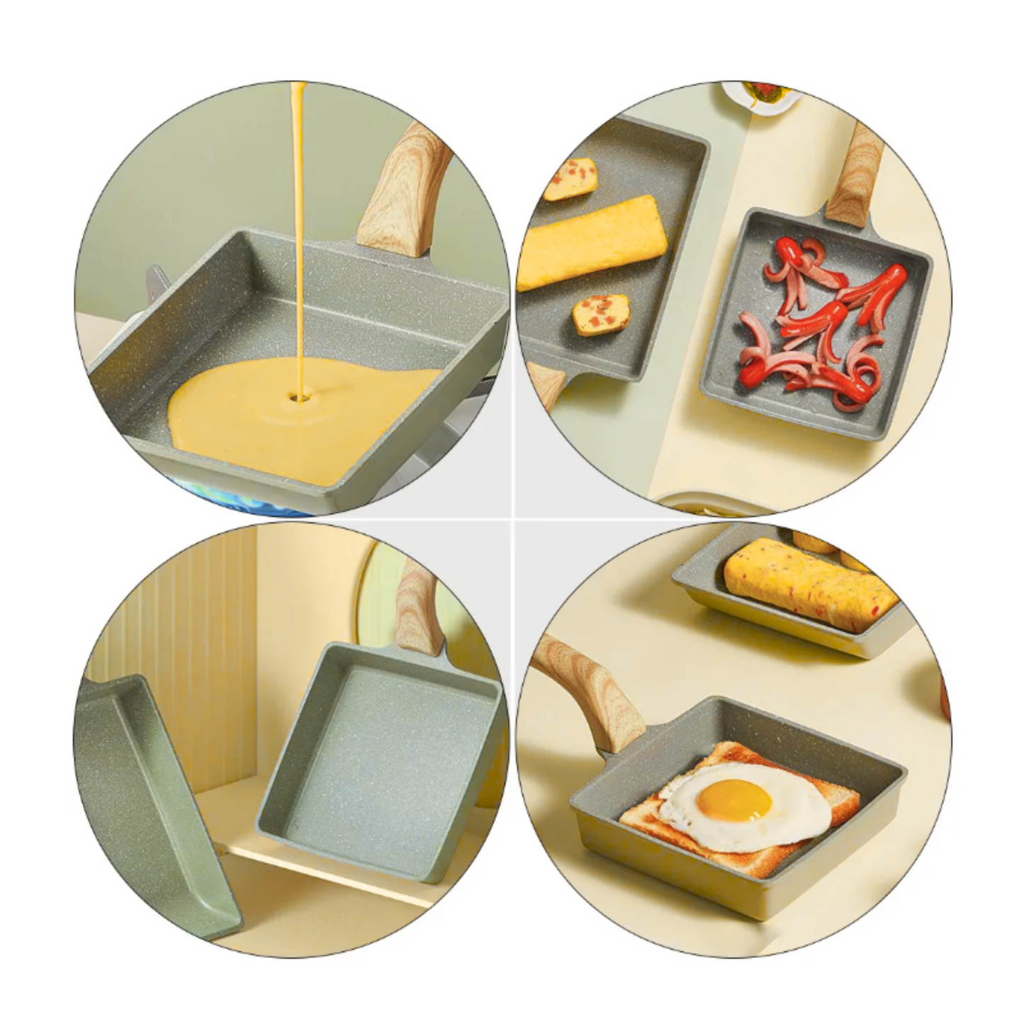 Sartén para tortilla japonesa Antiadherente