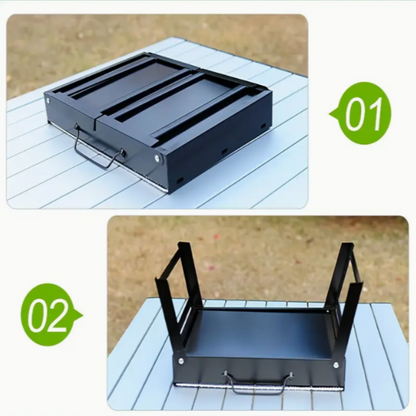 Mini Parrilla Asador De Carbón plegable