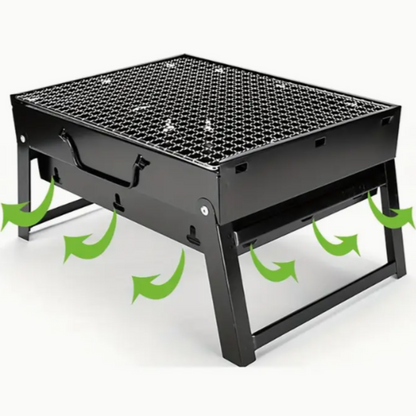 Mini Parrilla Asador De Carbón plegable