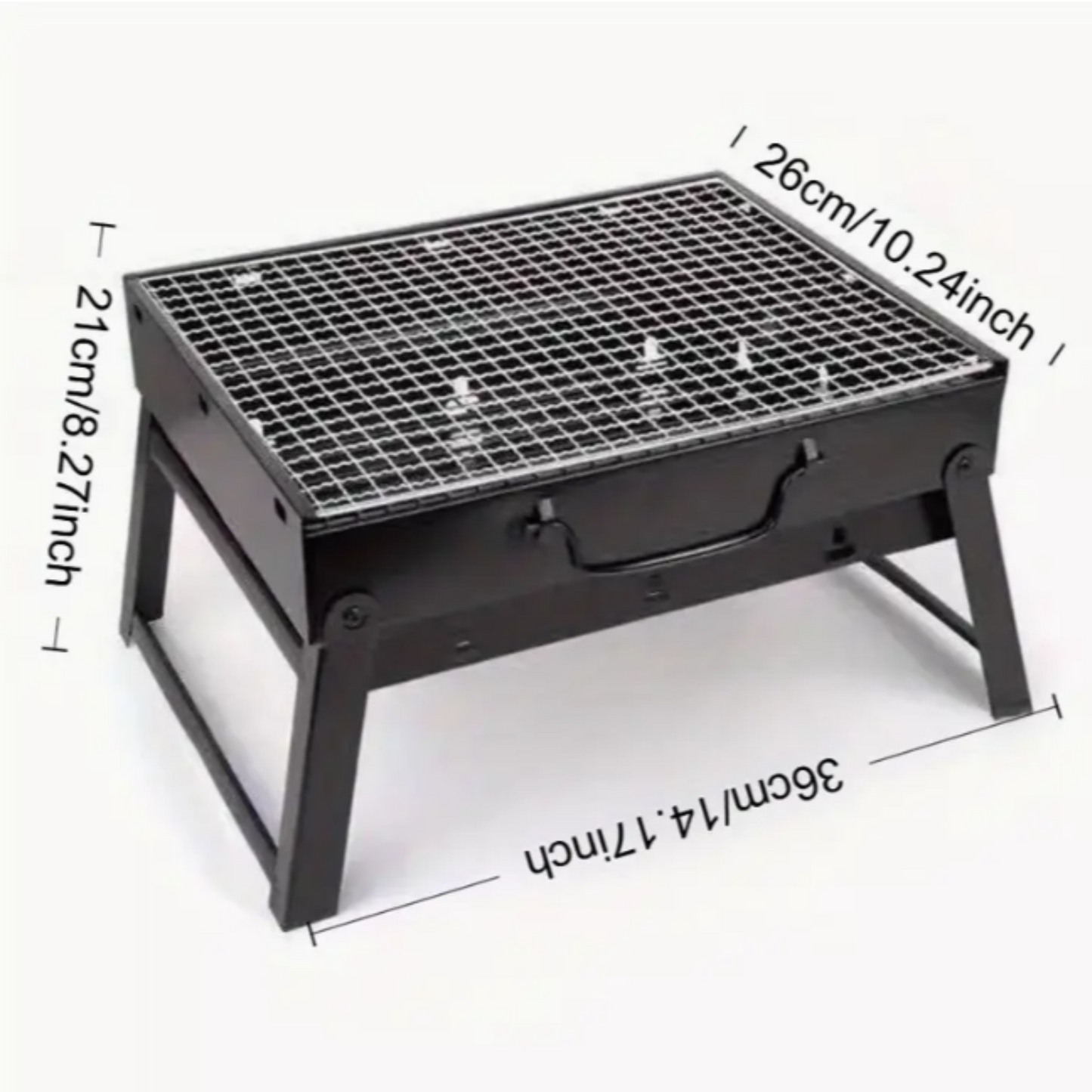 Mini Parrilla Asador De Carbón plegable
