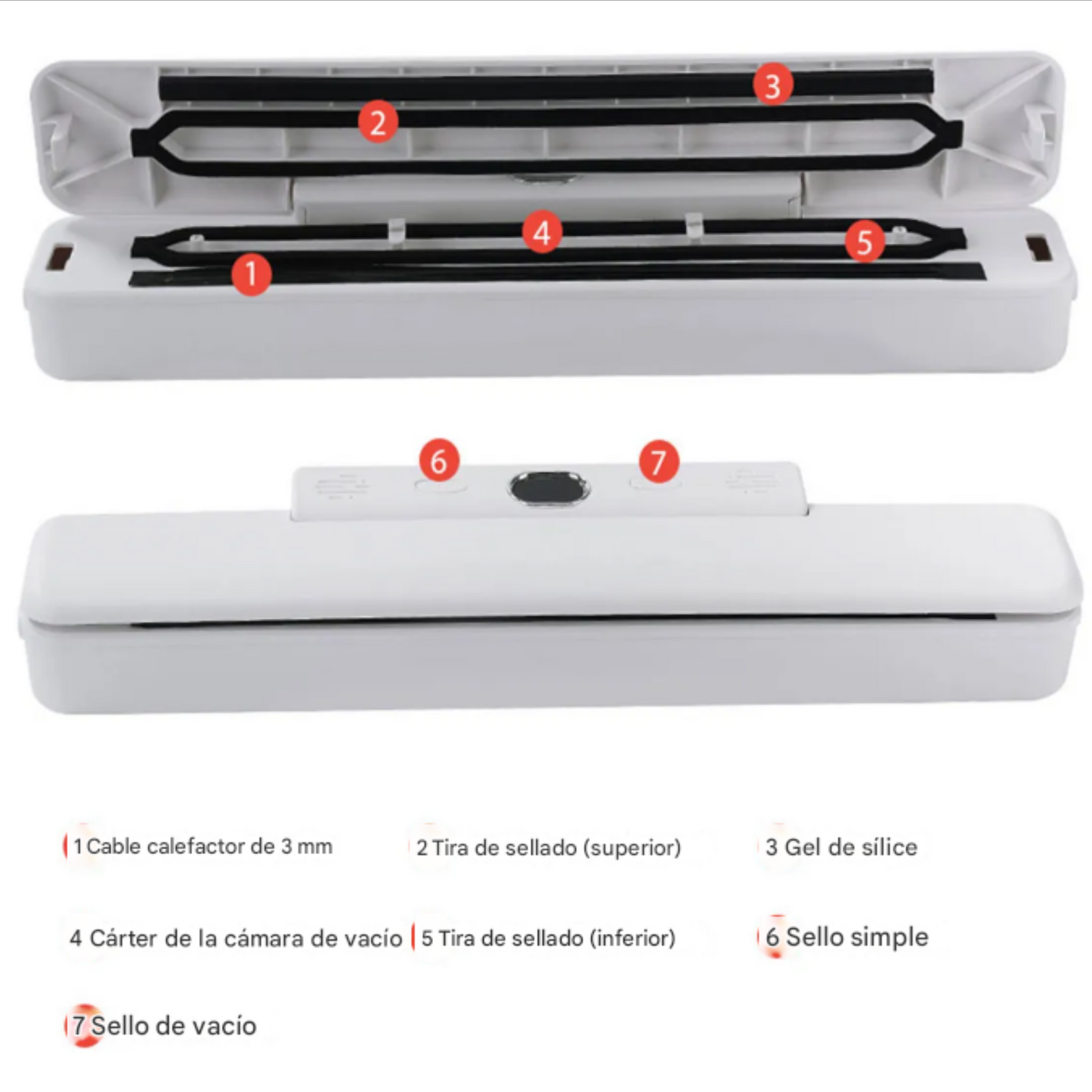 Selladora de alimentos al vacío Vacuum