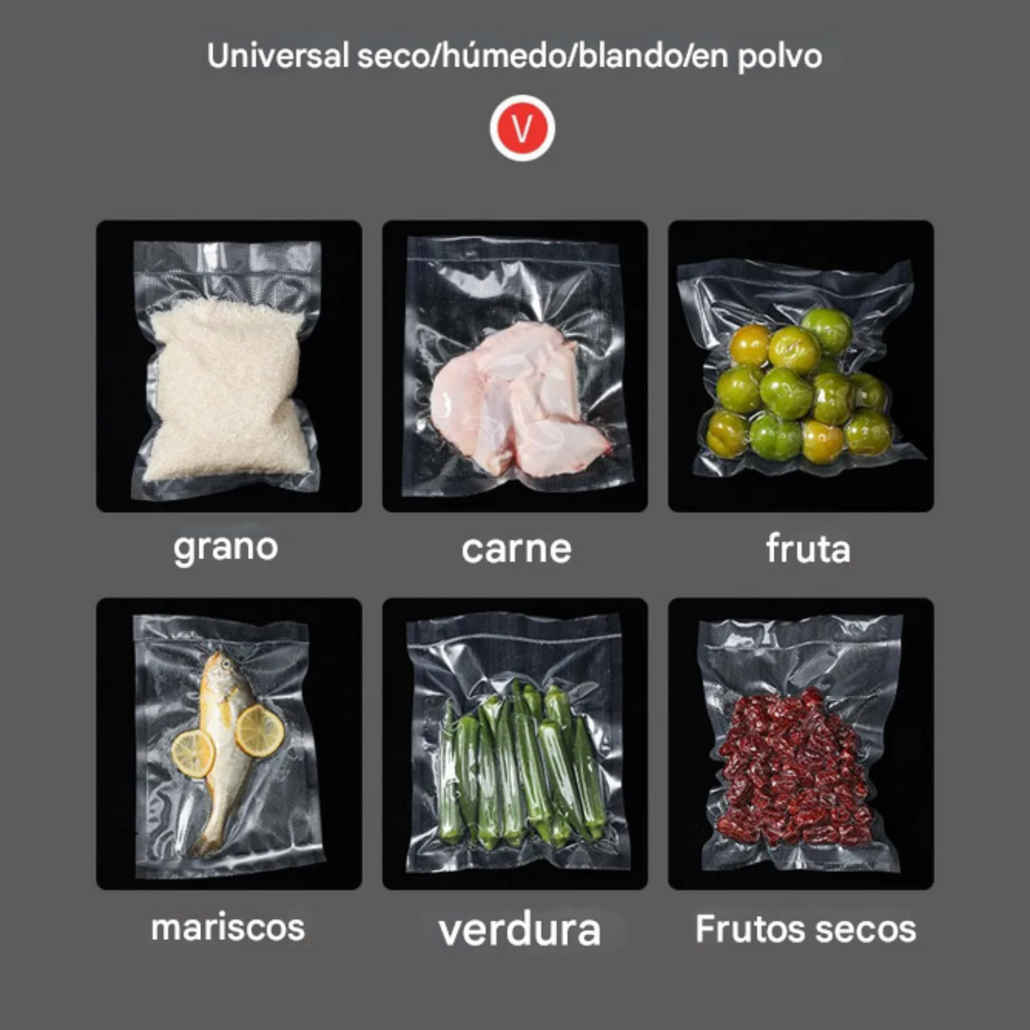 Selladora de alimentos al vacío Vacuum