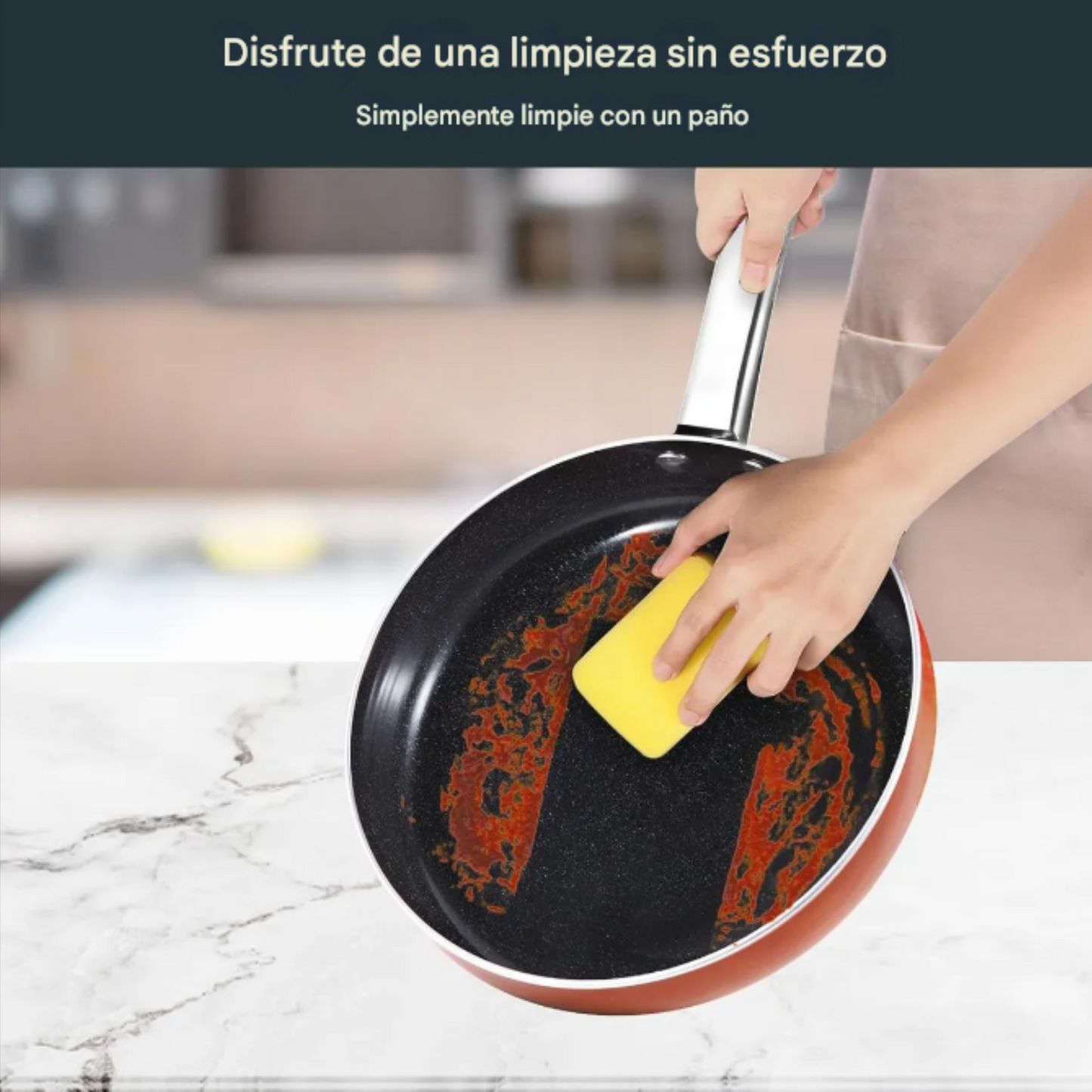 Set De Ollas Sartenes Y Utensilios De Cocina 11 Pcs