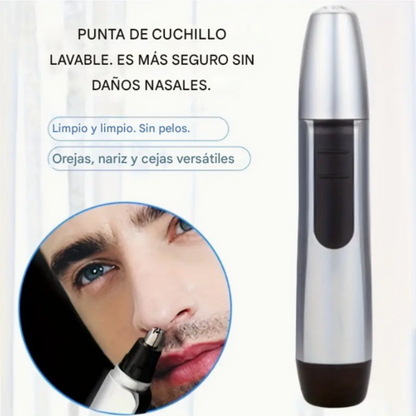 Maquina cortadora de vellos nasales y oídos portátil