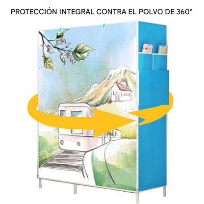 Armario armable con estampado pequeño