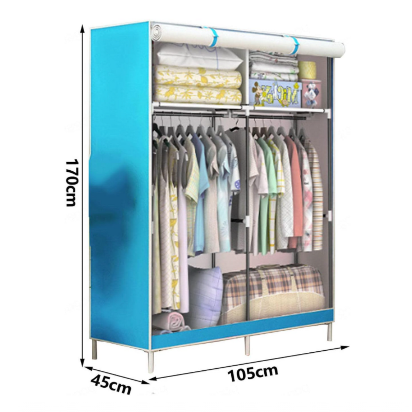 Armario armable con estampado pequeño