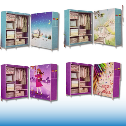 Armario armable con estampado pequeño