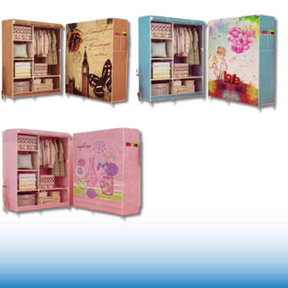 Armario armable con estampado pequeño