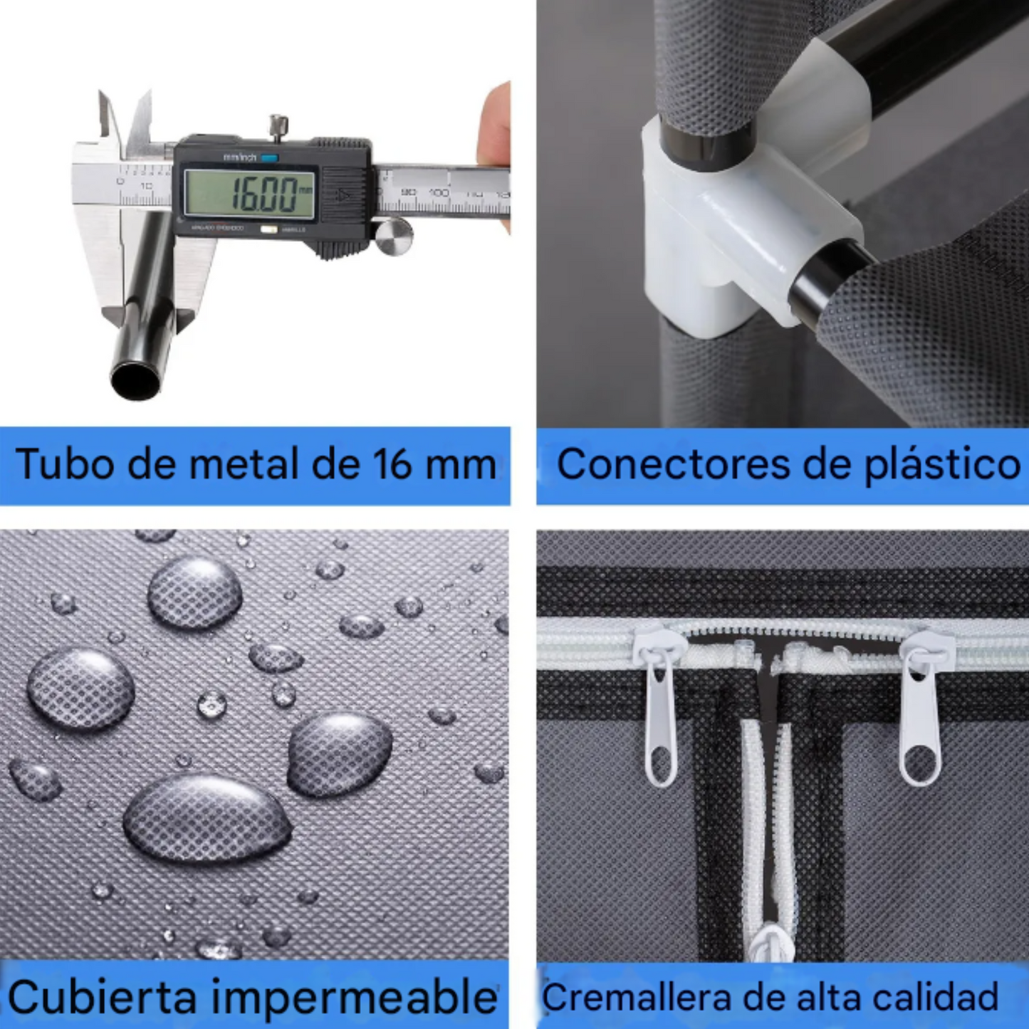 Armario armable con 6 estantes