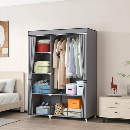 Armario armable con 6 estantes