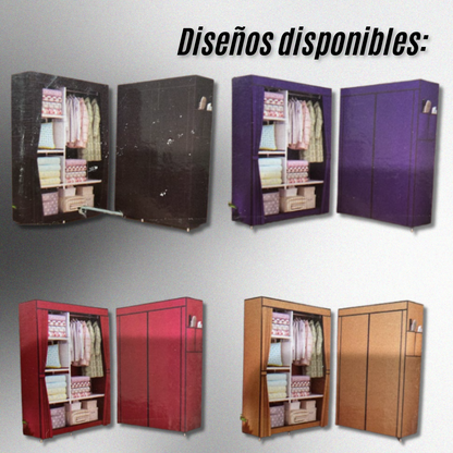 Armario armable con 6 estantes