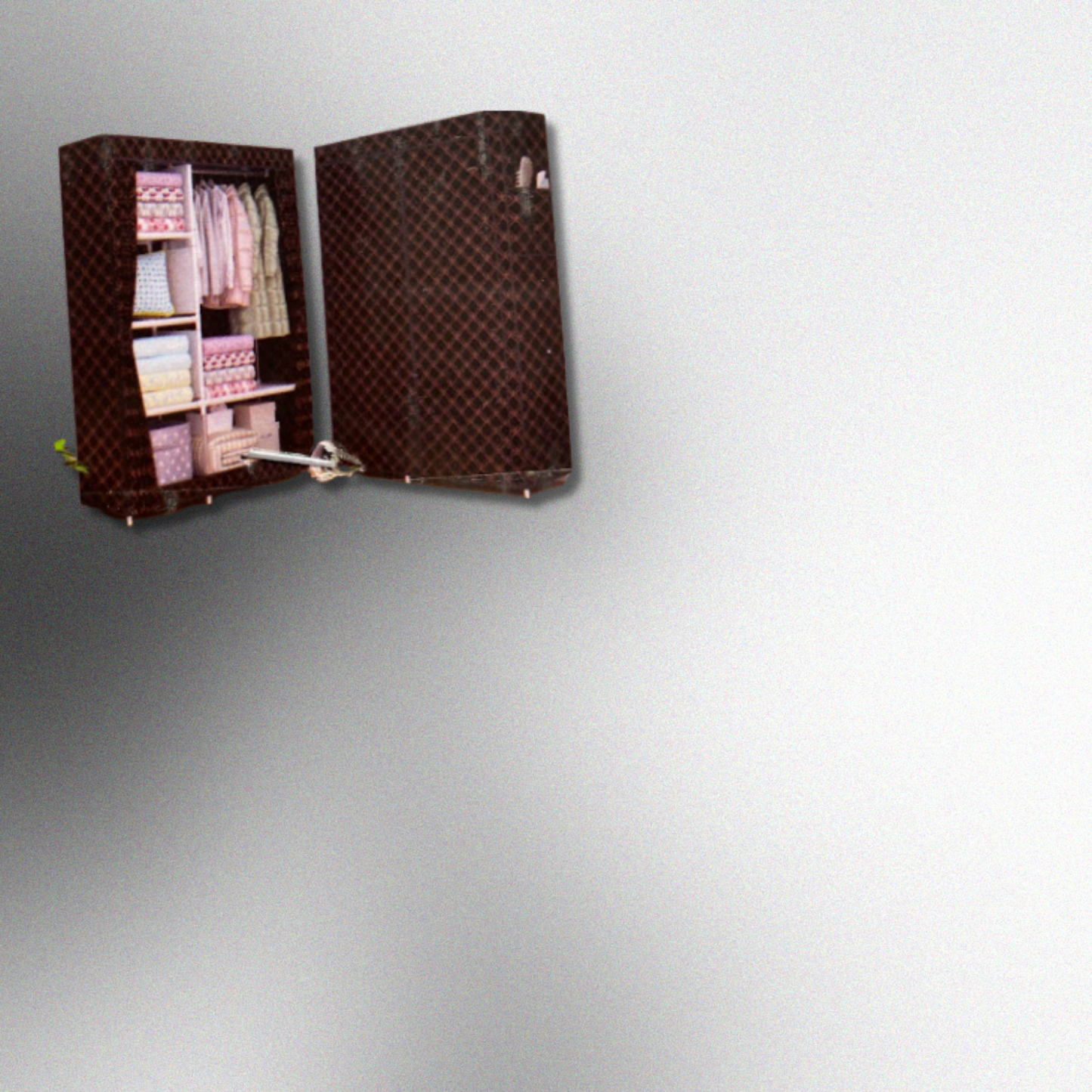 Armario armable con 6 estantes