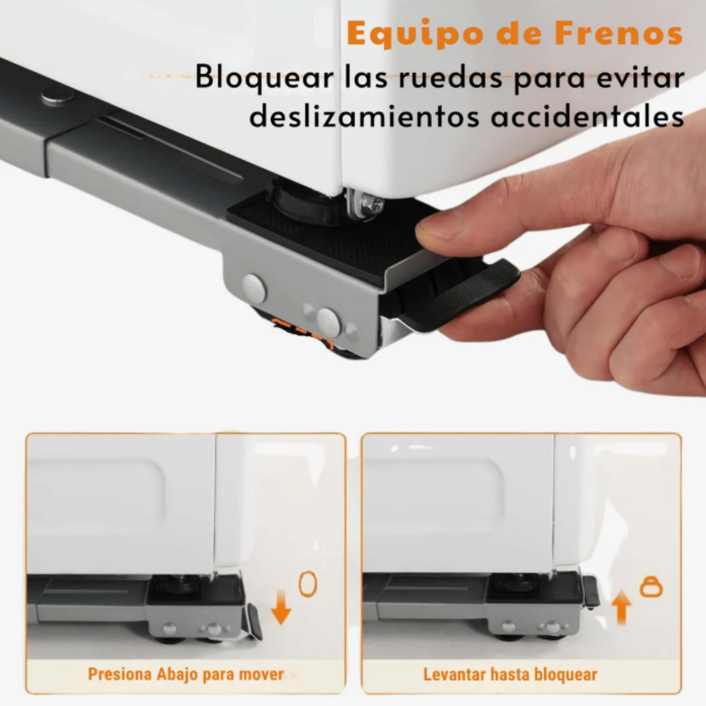 Base Soporte De Rueda Para Lavadora, Nevera, Estufa Ajustable