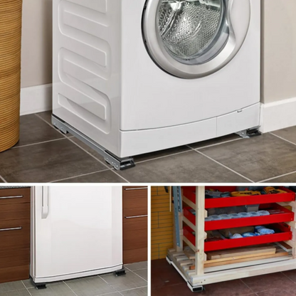 Base Soporte De Rueda Para Lavadora, Nevera, Estufa Ajustable