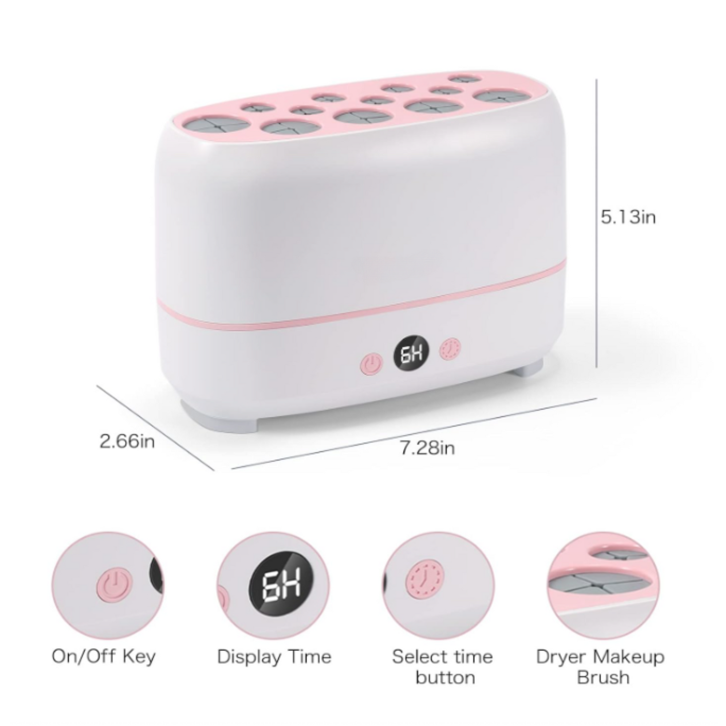 Máquina Secadora Brochas De Maquillaje