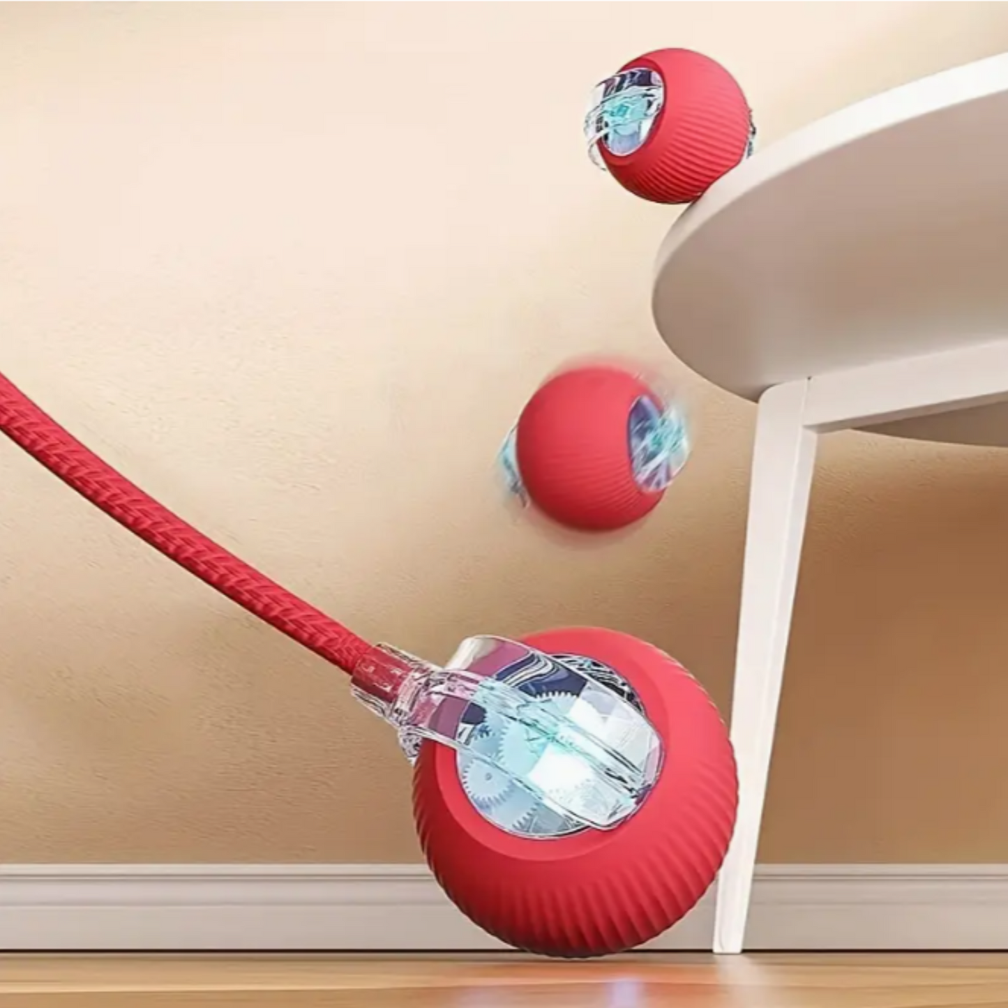 Pelota interactiva automática para mascotas