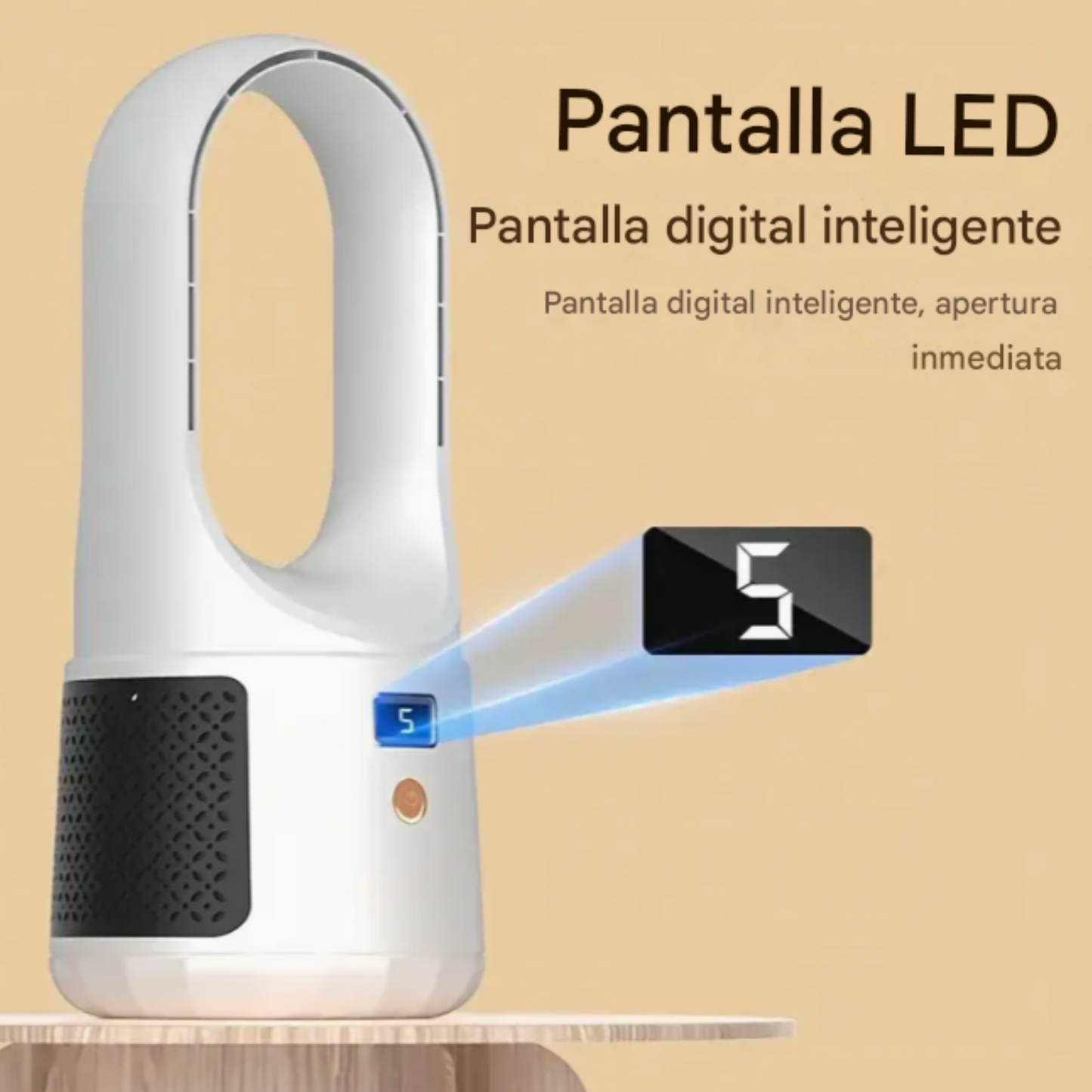 Ventilador portátil sin aspas