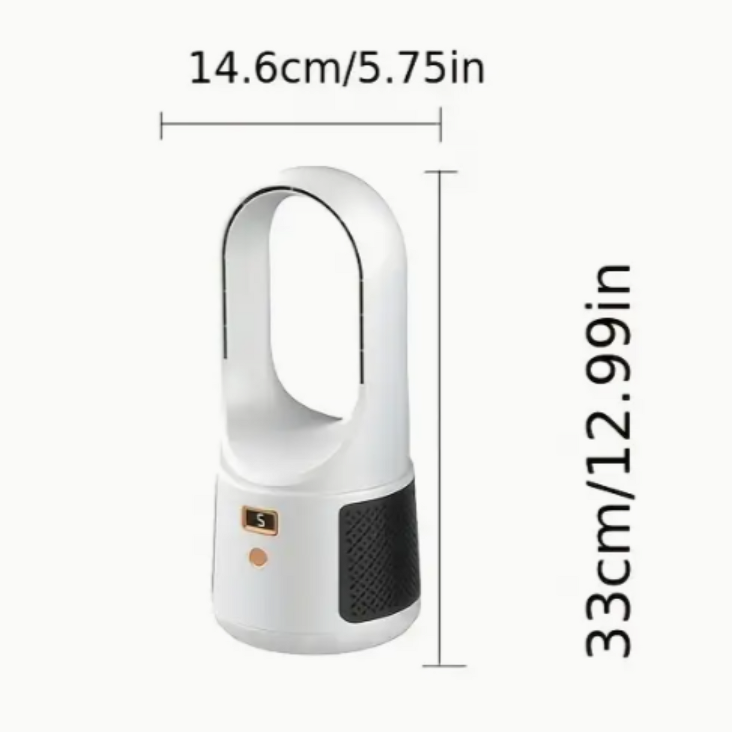 Ventilador portátil sin aspas