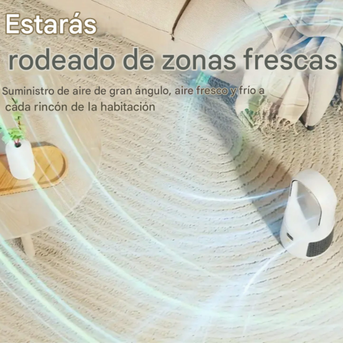 Ventilador portátil sin aspas