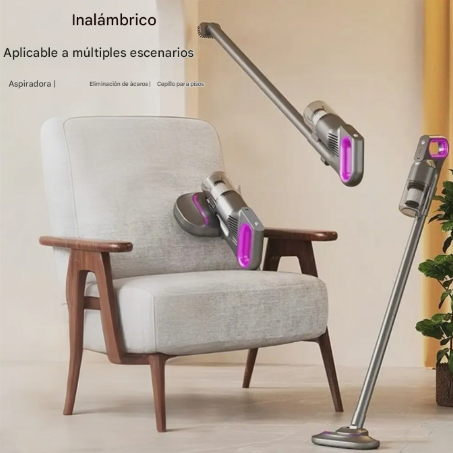 Aspiradora Inalámbrica Multifuncional 3 en 1