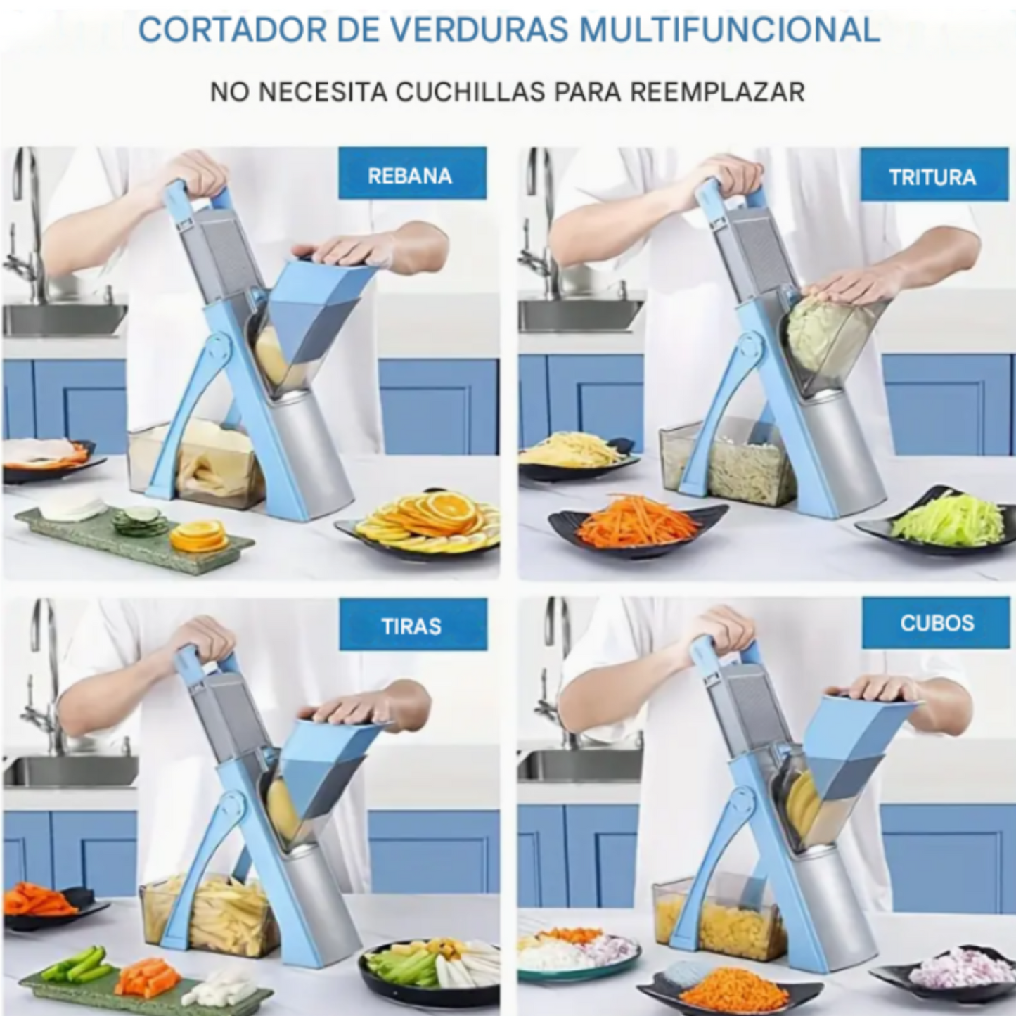 Cortador De Mandolina Multifuncional