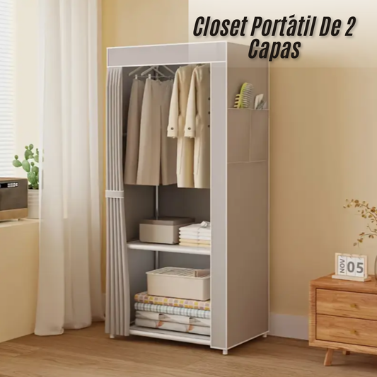 Closet Portátil De 2 Capas